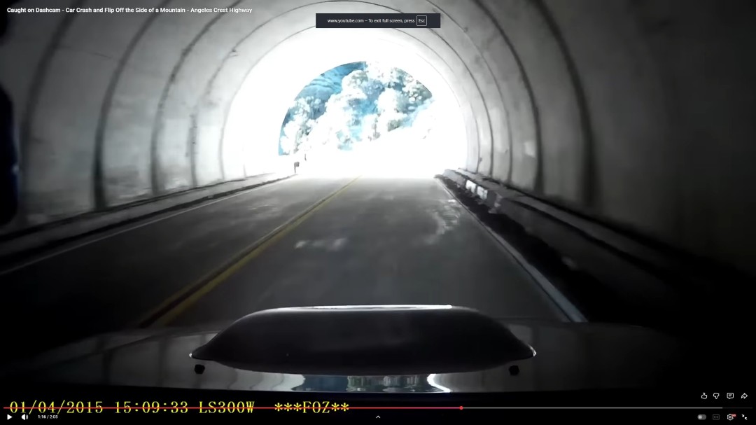 洛杉矶“死亡隧道”!网友开车还原Vince死亡时刻