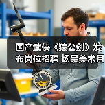 国产武侠《猿公剑》发布岗位招聘 场景美术月薪过万！（图1）