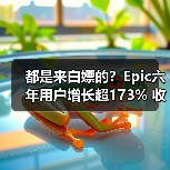 都是来白嫖的？Epic六年用户增长超173% 收入涨1.6%（图3）