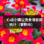 心动小镇公测食谱收益统计（更新中）（图4）