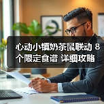 心动小镇奶茶鼠联动 8个限定食谱 详细攻略（图2）
