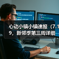 心动小镇小镇速报（7.19，新邻季第三周详细攻略）（图1）