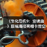 《生化危机9：安魂曲》巨幅海报亮相卡普空总部大楼（图1）