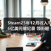Steam25年12月收入16亿美元破纪录 领衔超越疫情期（图2）
