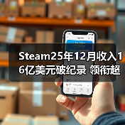 Steam25年12月收入16亿美元破纪录 领衔超越疫情期（图3）