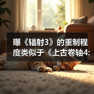 曝《辐射3》的重制程度类似于《上古卷轴4:重制版》(图4) 曝《辐射3》的重制程度类似于《上古卷轴4:重制版》(图4)