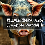 员工礼包豪掷500万韩元+Apple Watch引热议（图3）