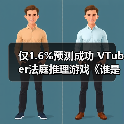 仅1.6%预测成功 VTuber法庭推理游戏《谁是中之人》13日发售(图4) 仅1.6%预测成功 VTuber法庭推理游戏《谁是中之人》13日发售(图4)