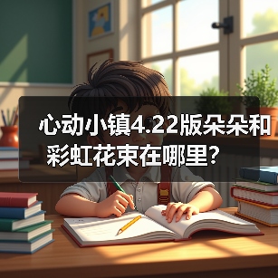 心动小镇4.22版朵朵和彩虹花束在哪里？（图3）