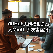 GitHub大规模封杀成人Mod!开发者痛批 GitHub大规模封杀成人Mod!开发者痛批