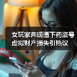 女玩家奔现遭下药盗号 虚拟财产损失引热议（图2）